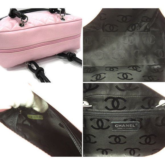 Chanel Cambon Line Mini Bowling Bag Pink - Picture 2 of 2